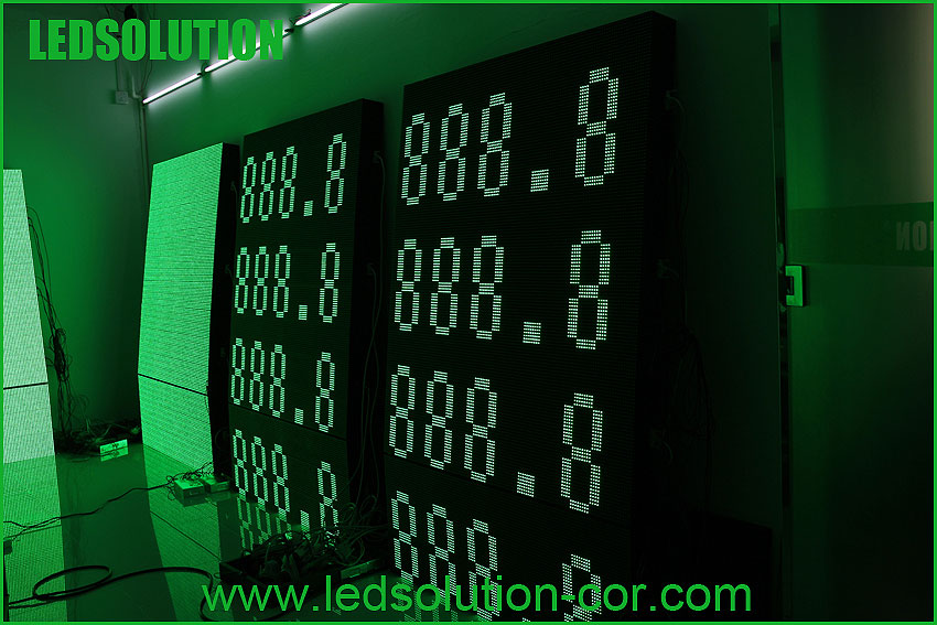 Modular Gas Price LED Display