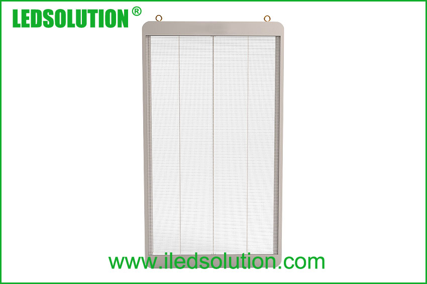 63 73 Inch Transparent Glass Led Banner Ledsolution Led