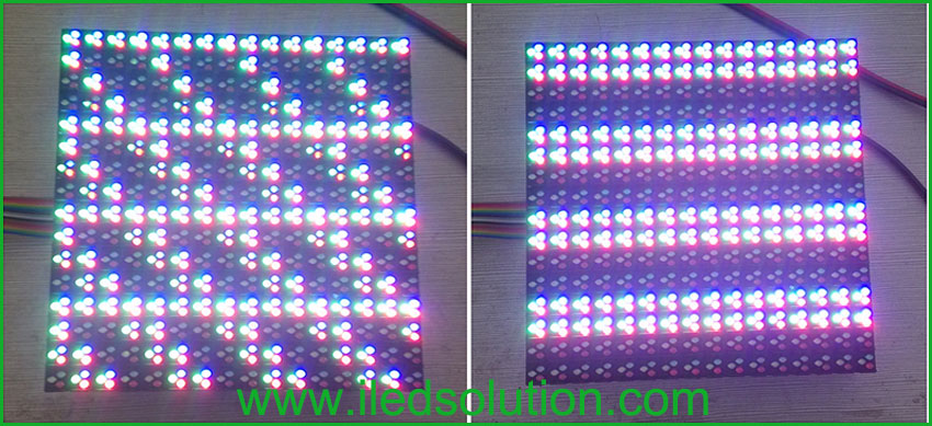 Trouble Shooting - some slash lines of led lamp are brighter or several lines next to scanning line are bright