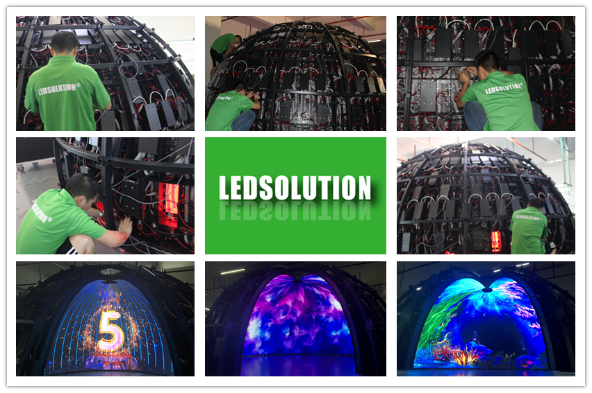 P1.8 LED Dome Display