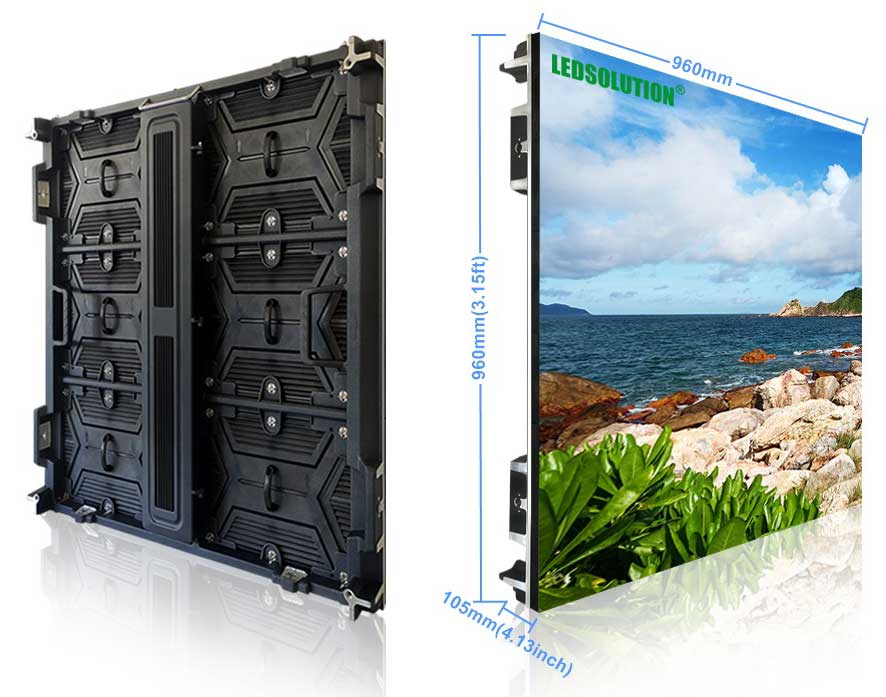 F960 Series Die-cast Aluminum Outdoor LED Display