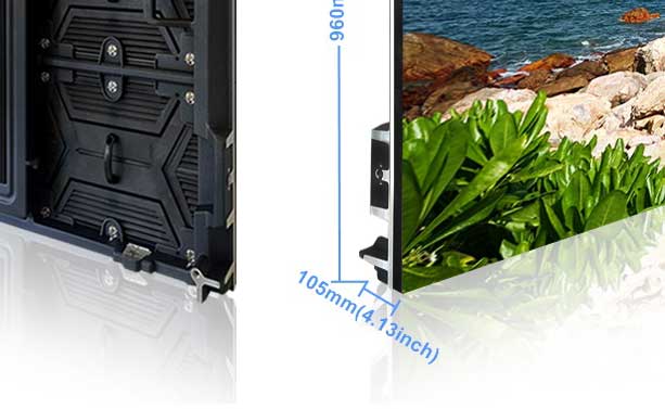 Super Slim F960 Series Die-cast Aluminum Outdoor LED Display