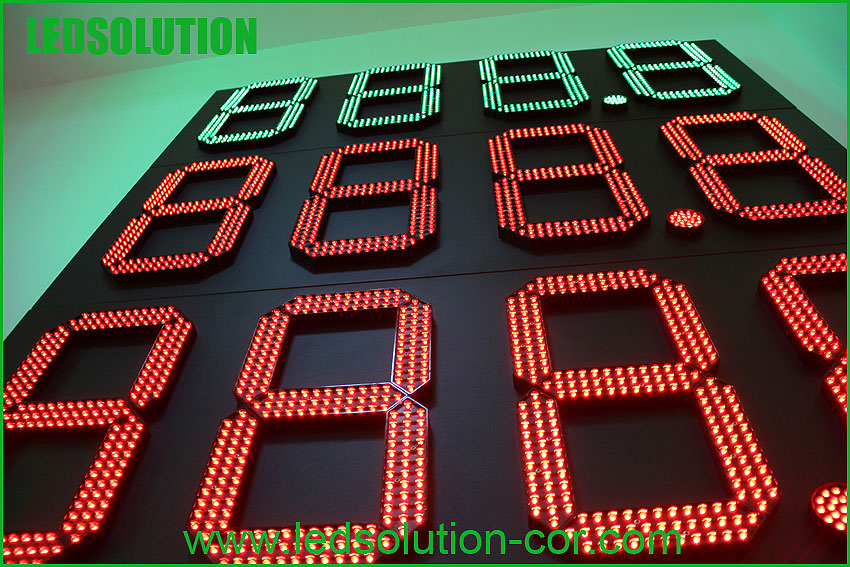 led gas price display