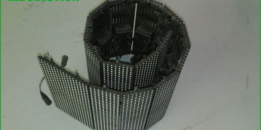 p10 flexible curtain led display