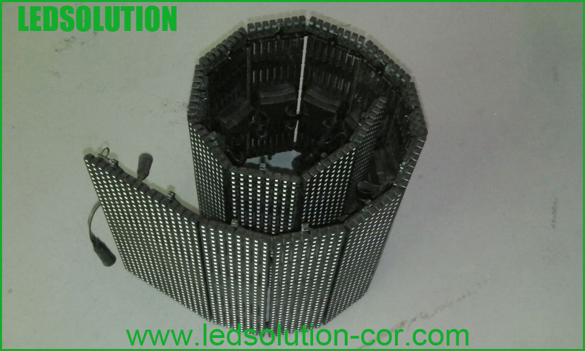 p10 flexible curtain led display