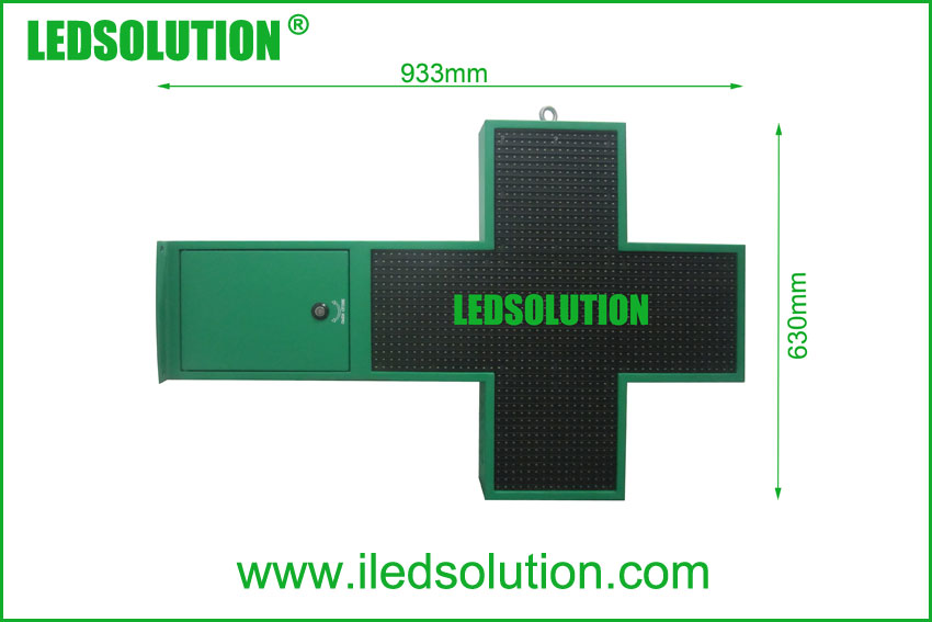 P12.5 LED Cross Size