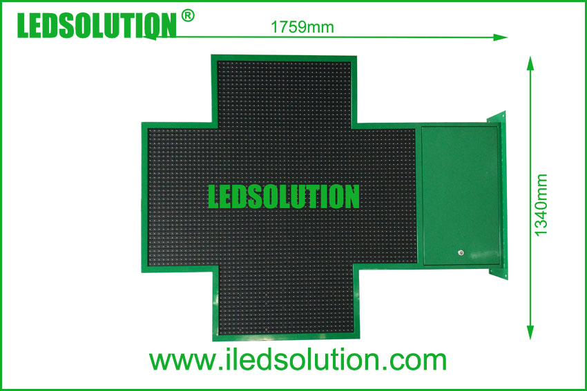 P20-64x64 LED Cross size