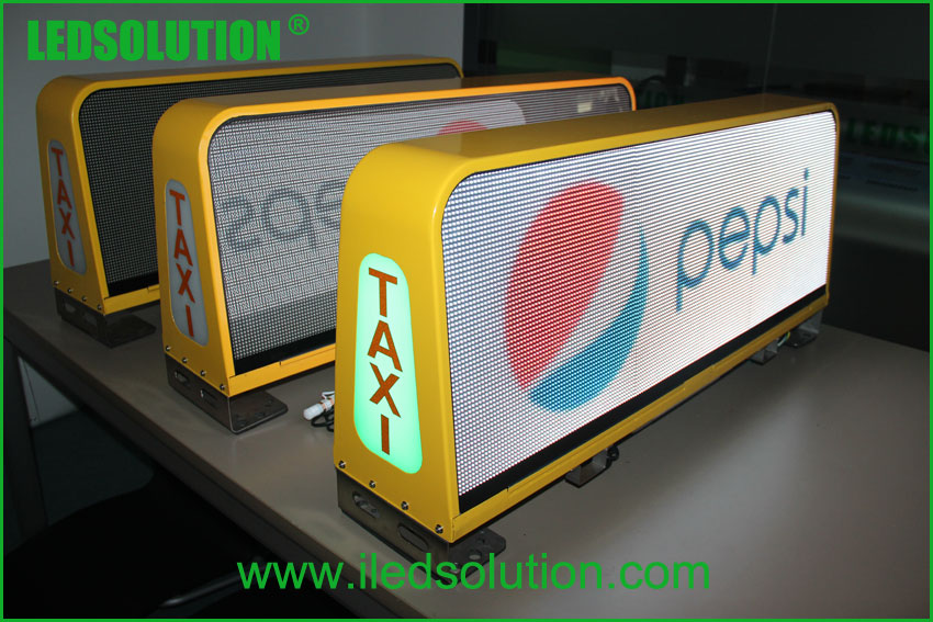 LED Taxi top advertising Sign (1)