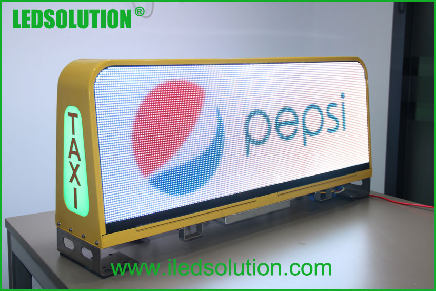 LED Taxi top advertising Sign (3)