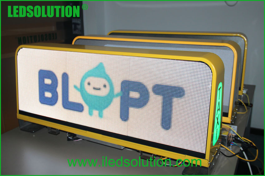 LED Taxi top advertising Sign (5)