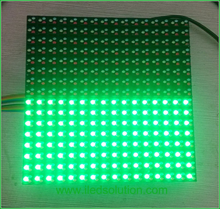 Trouble Shooting - half of led module in red or in green all the time