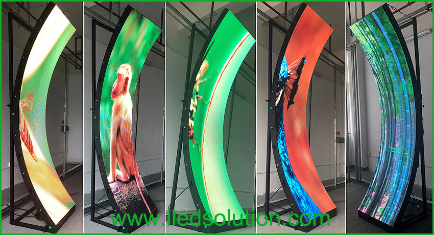 Indoor P4 curved led display