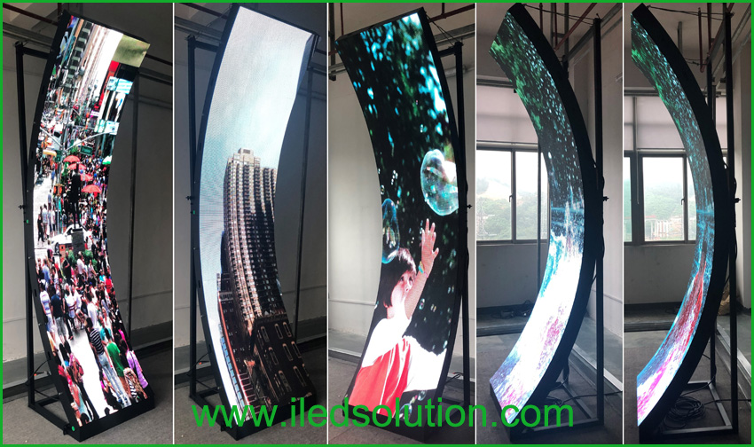 Curve led display pitch 4mm