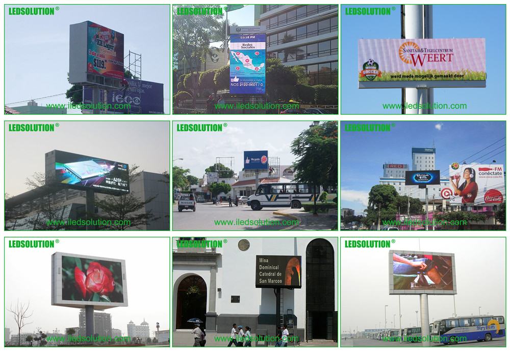 Outdoor Single Pole LED Displays Project Cases