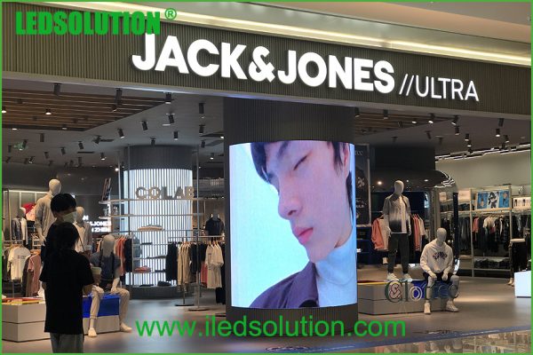 Store Screen Display Installations Retail Store LED Display Screen | LEDSOLUTION | Custom LED Display ...