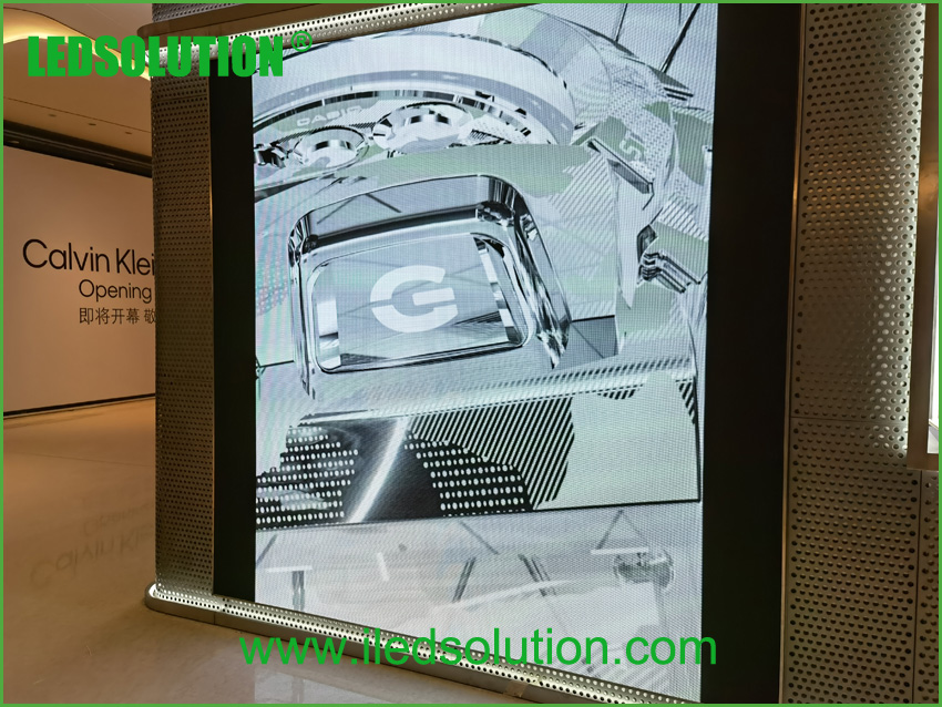 LEDSOLUTION P3 LED Display shines in Casio store in Shenzhen (1)
