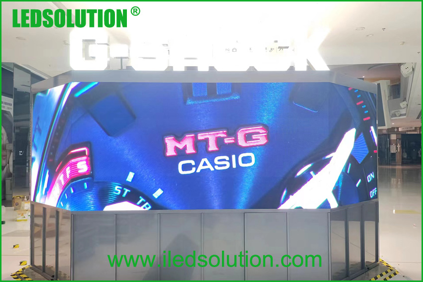LEDSOLUTION 3-sided LED display for CASIO