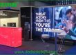 Exhibition LED Display with reception LED Desk and LED backdrop