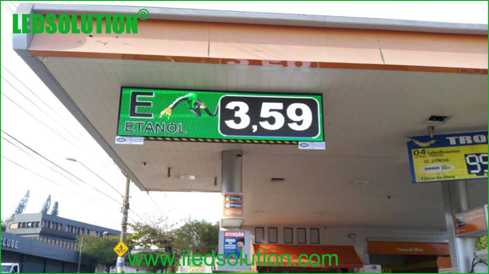 LEDSOLUTION Gas Station LED Display to show gas price