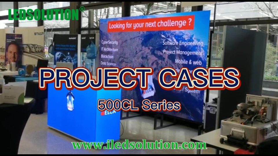 LEDSOLUTION Trade Show LED Video Wall & LED Counter LEDSOLUTION Trade Show LED Video Wall & LED Counter