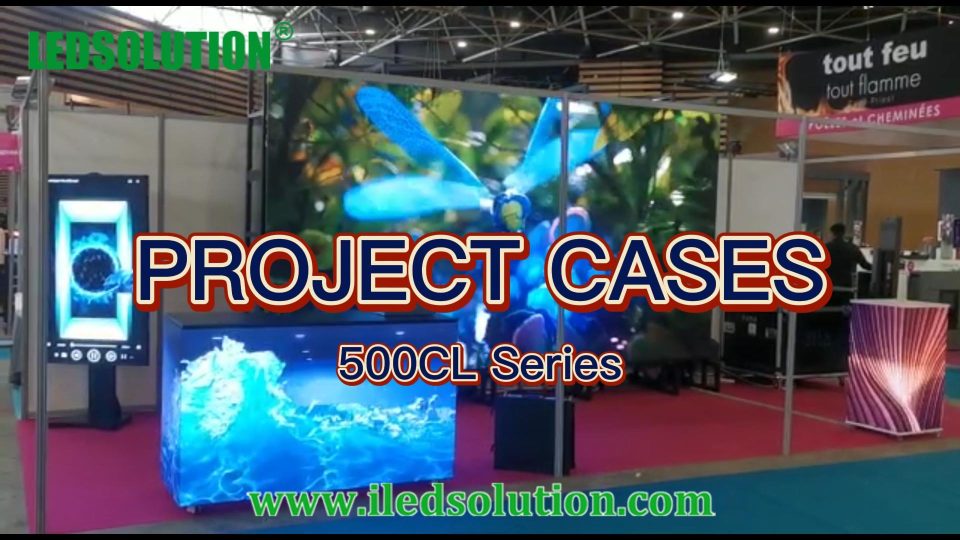 Trade Show LED Video backwall and LED Counter-封面 LED Screen For Exhibition