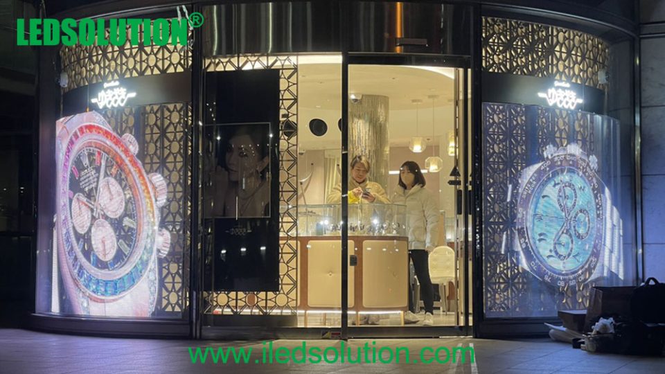 Curved Transparent LED Display Project Case