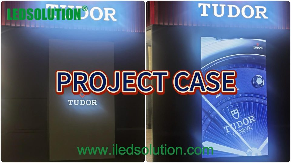 LEDSOLUTION P1.25 HD LED Display Project Case for Tudor Watch Store in The Londoner Macao LEDSOLUTION P1.25 HD LED Display Project Case for Tudor Watch Store in The Londoner Macao