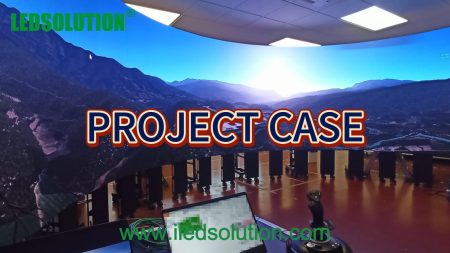 Movable Flight Simulation LED Display Project Case | LEDSOLUTION ...