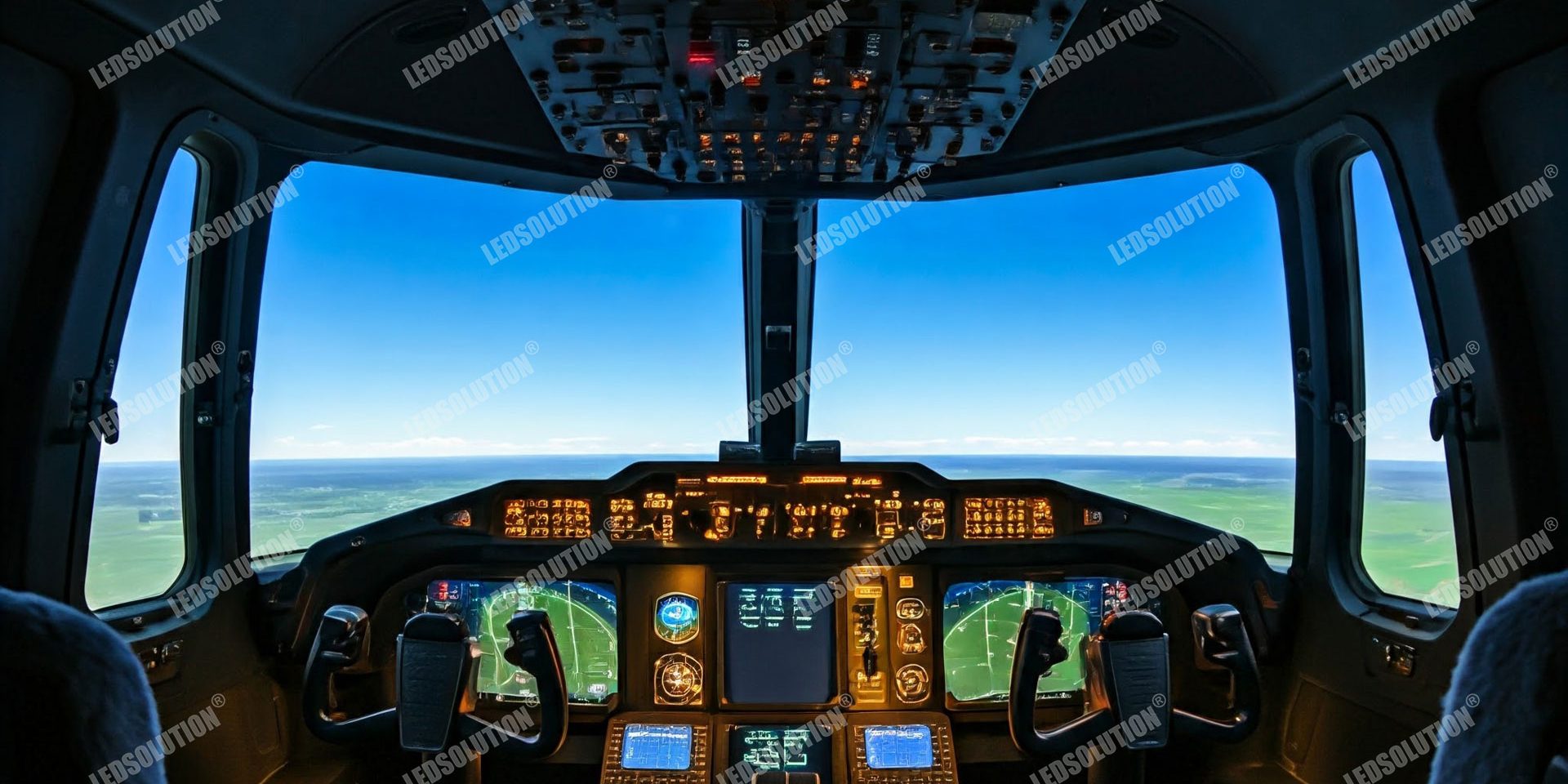 Flight Simulation LED Spherical Visual System Flight Simulation LED Spherical Visual System