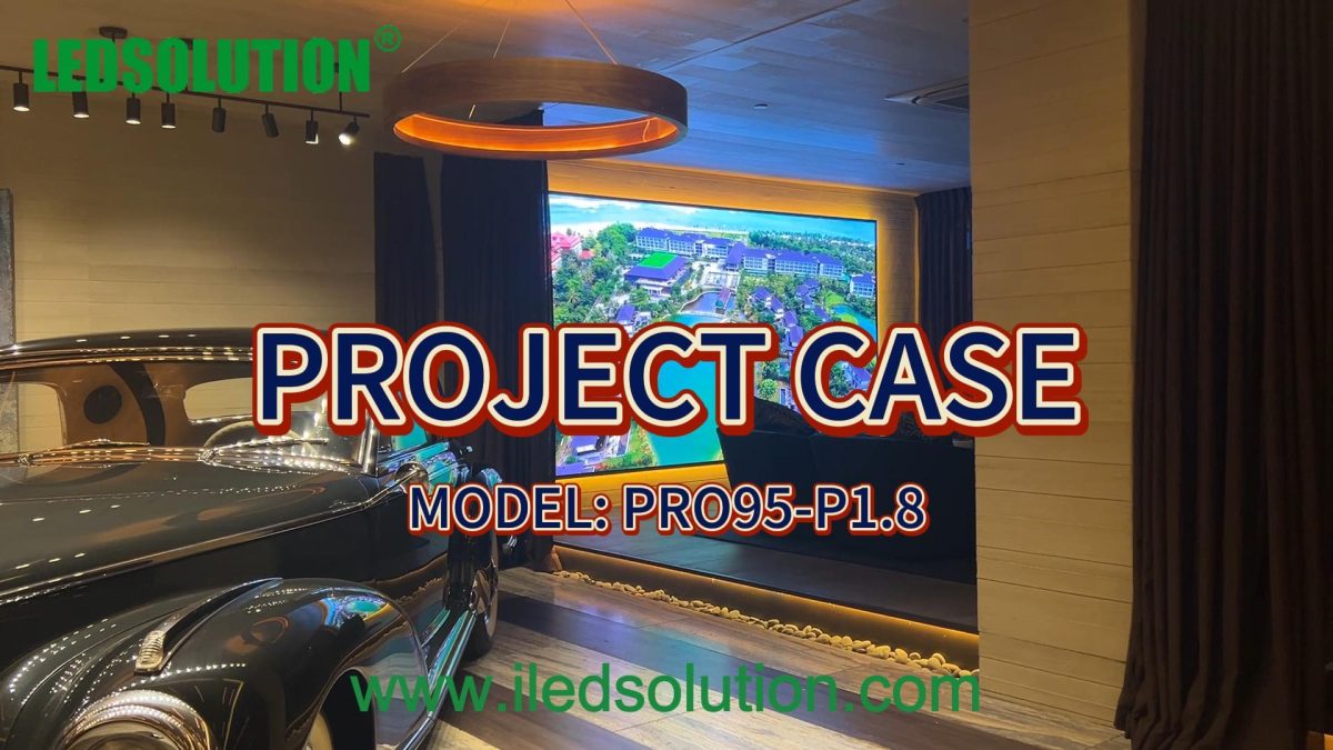 PRO95 Series LED Display in Luxury Villa Bar Area Stylish & Immersive Visuals