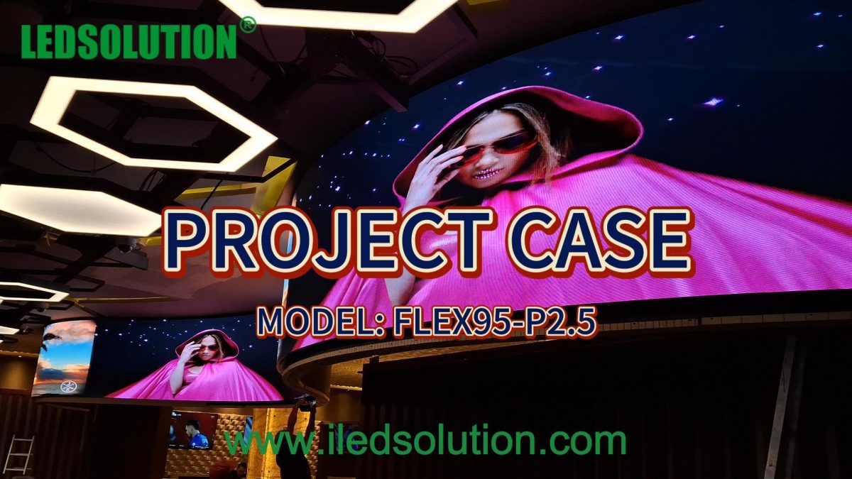 FLEX95 Series P2.5 Casino LED Display – Curved Waving Design