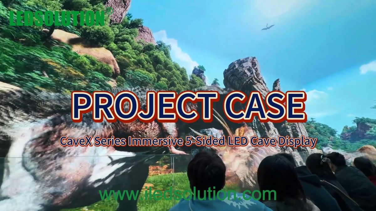 CaveX Series Immersive 5-Sided LED Cave Display Project Case