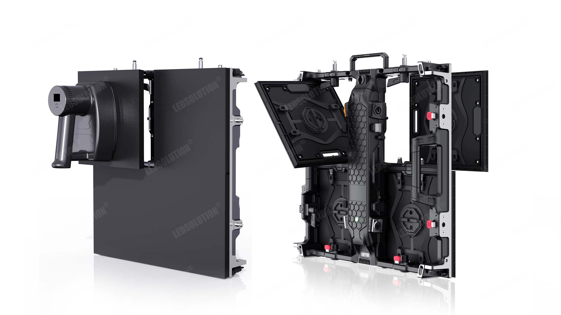 RN Series LED display supports front and rear maintenance for easy service access